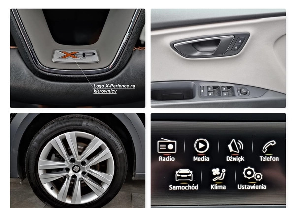 Seat Leon cena 55900 przebieg: 232000, rok produkcji 2015 z Pełczyce małe 352